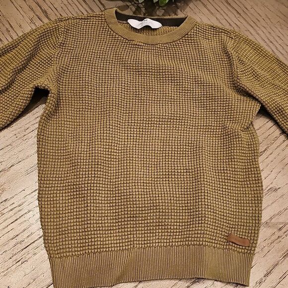 H&M Waffle Knit Crewneck Sweater 6X-7 - Picture 9 of 9